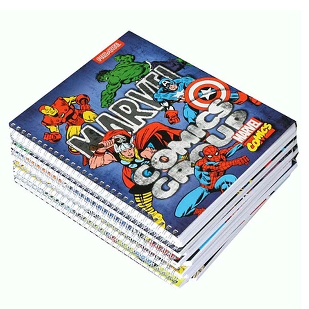 Cuaderno Universitario 100hj Marvel Comics Tapa Extra Dura Arquipunto.cl